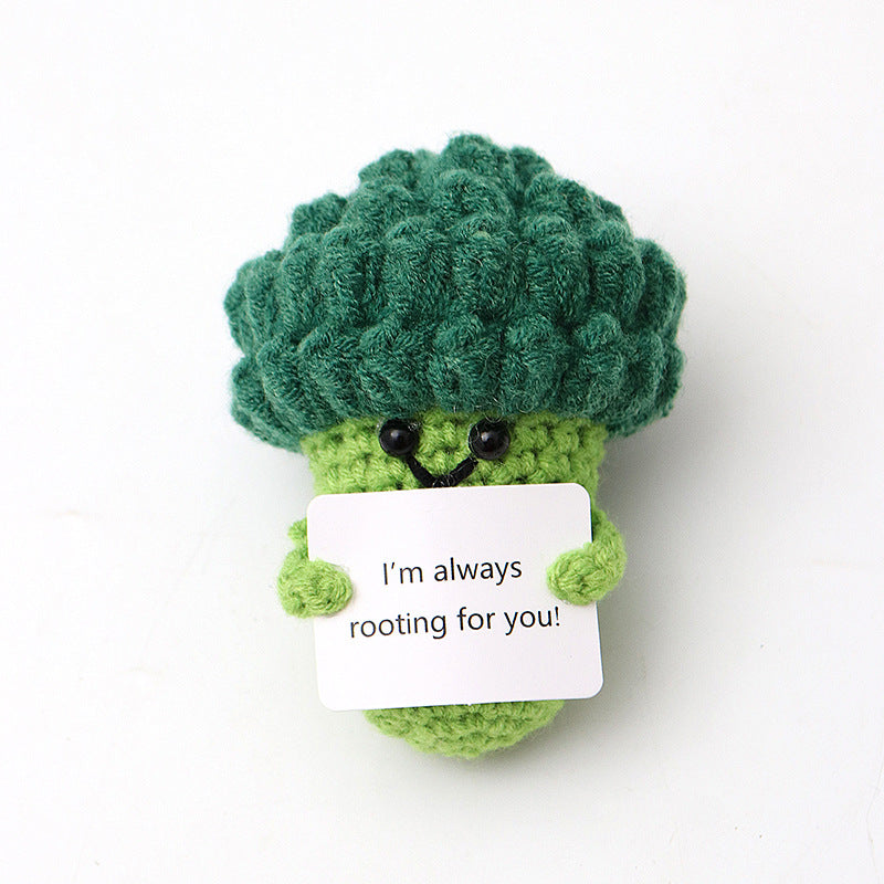 Emotional Support Handwoven Crochet Knitted Toys Flower Keychain Graduation Gift Christmas Day Gift