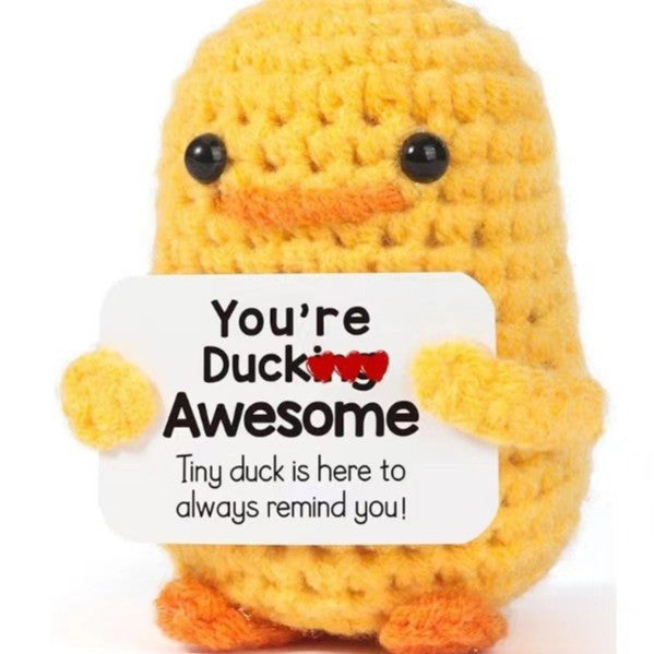 Emotional Support Handwoven Crochet Knitted Toys Flower Keychain Graduation Gift Christmas Day Gift