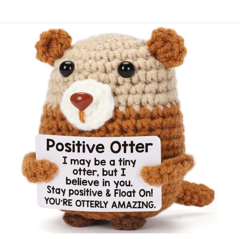 Emotional Support Handwoven Crochet Knitted Toys Flower Keychain Graduation Gift Christmas Day Gift