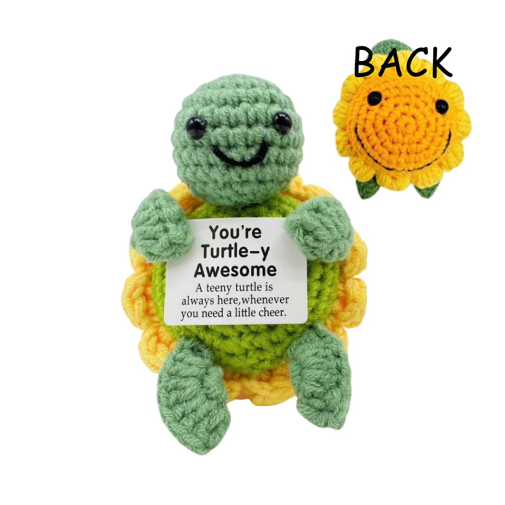 Emotional Support Handwoven Crochet Knitted Toys Flower Keychain Graduation Gift Christmas Day Gift