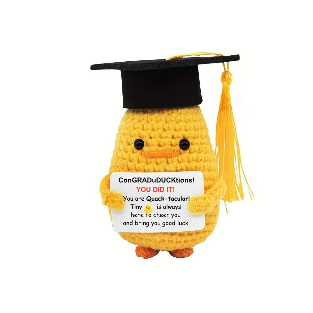 Emotional Support Handwoven Crochet Knitted Toys Flower Keychain Graduation Gift Christmas Day Gift