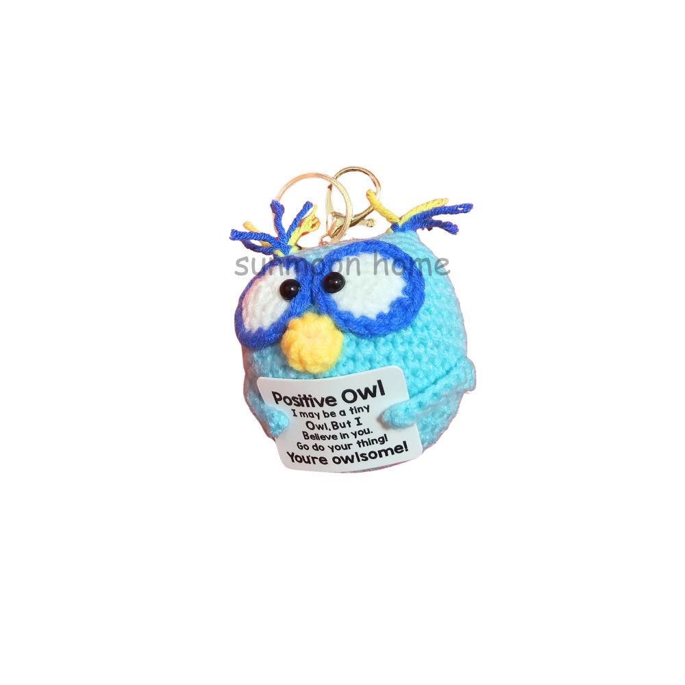 Emotional Support Handwoven Crochet Knitted Toys Flower Keychain Graduation Gift Christmas Day Gift