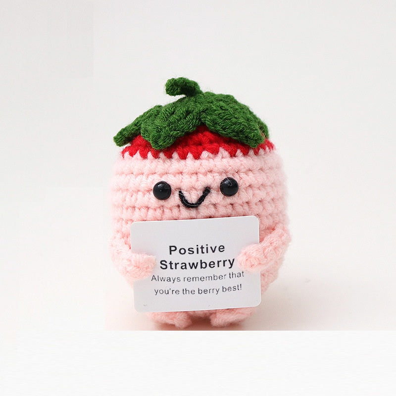 Emotional Support Handwoven Crochet Knitted Toys Flower Keychain Graduation Gift Christmas Day Gift