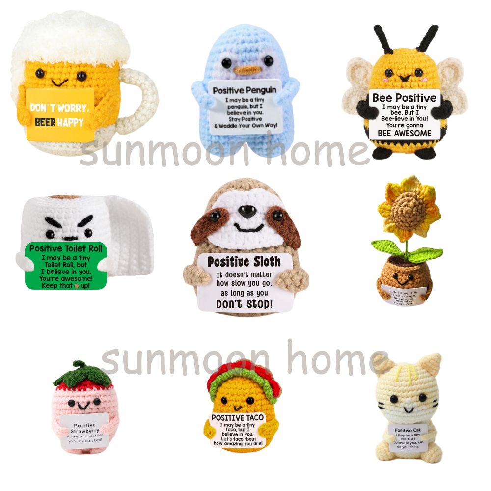 Emotional Support Handwoven Crochet Knitted Toys Flower Keychain Graduation Gift Christmas Day Gift