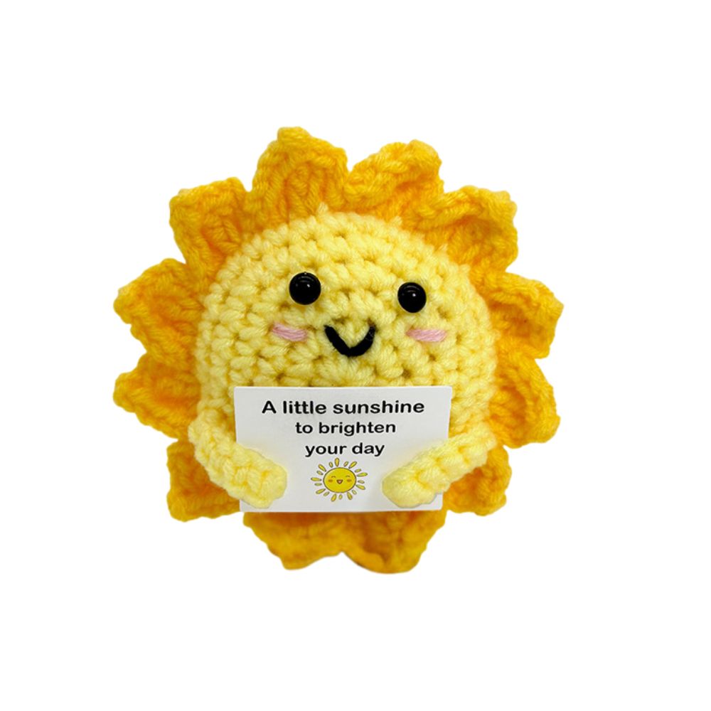 Emotional Support Handwoven Crochet Knitted Toys Flower Keychain Graduation Gift Christmas Day Gift